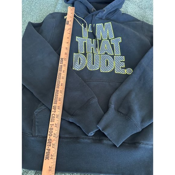 Nike mens Black Hoodie I’m that Dude size M - Picture 2 of 8